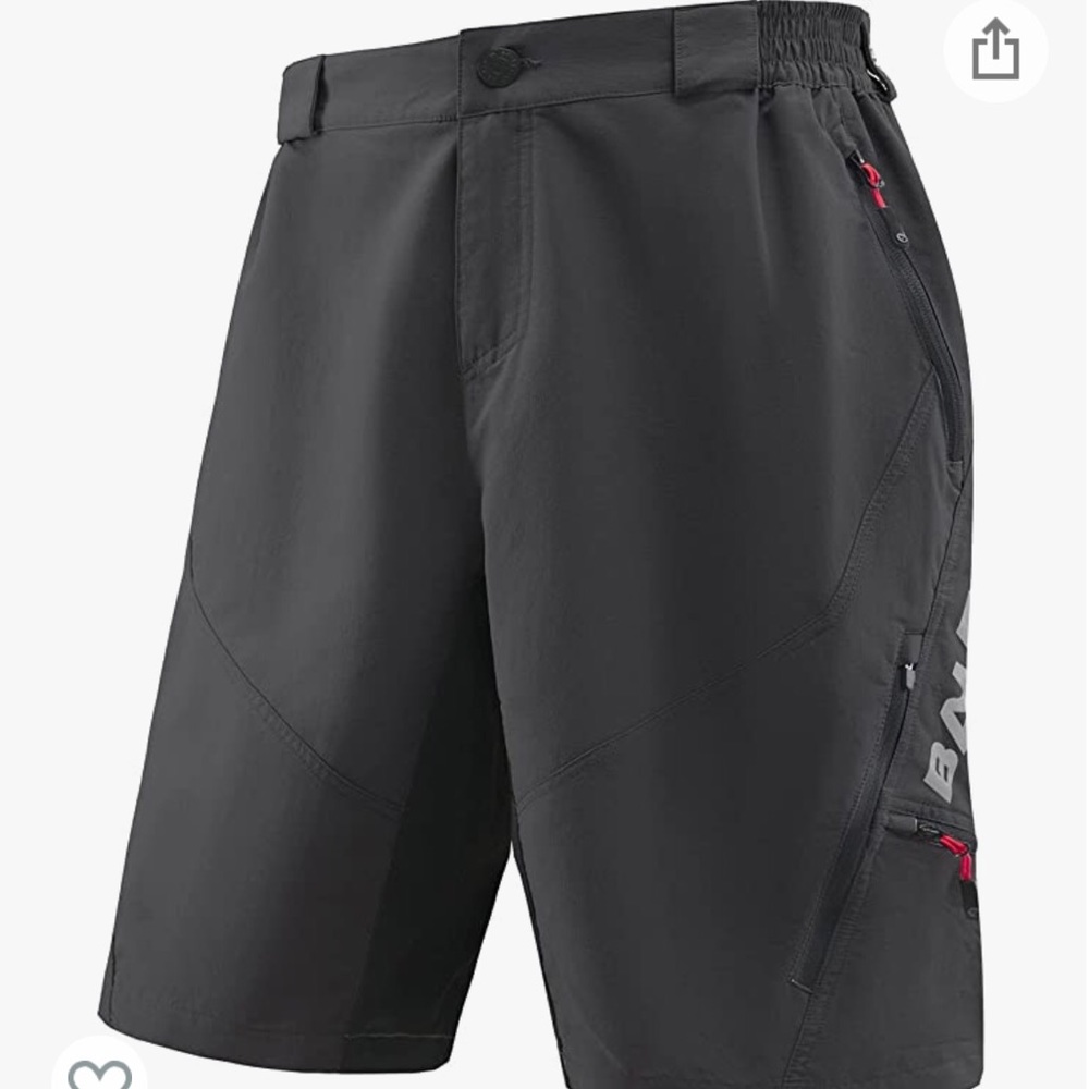 BALEAF Men's Mountain Bike Shorts Loose Fit MTB Cycling Pants Quick Dry Elastic